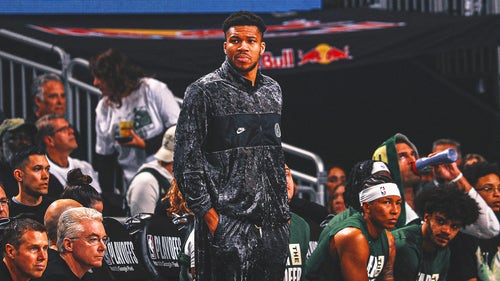MILWAUKEE BUCKS Trending Image: Giannis Antetokounmpo ruled out of Game 3 in Bucks-Pacers playoff series
